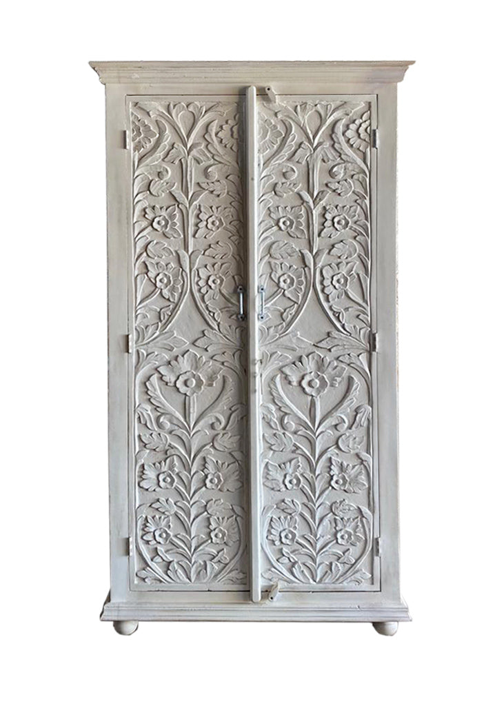 Rivia Hand Carved Almirah