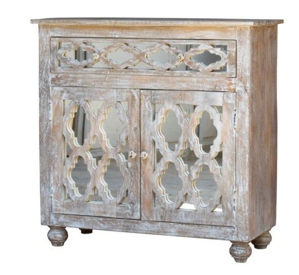 Jessica Carved Wooden Cabinet