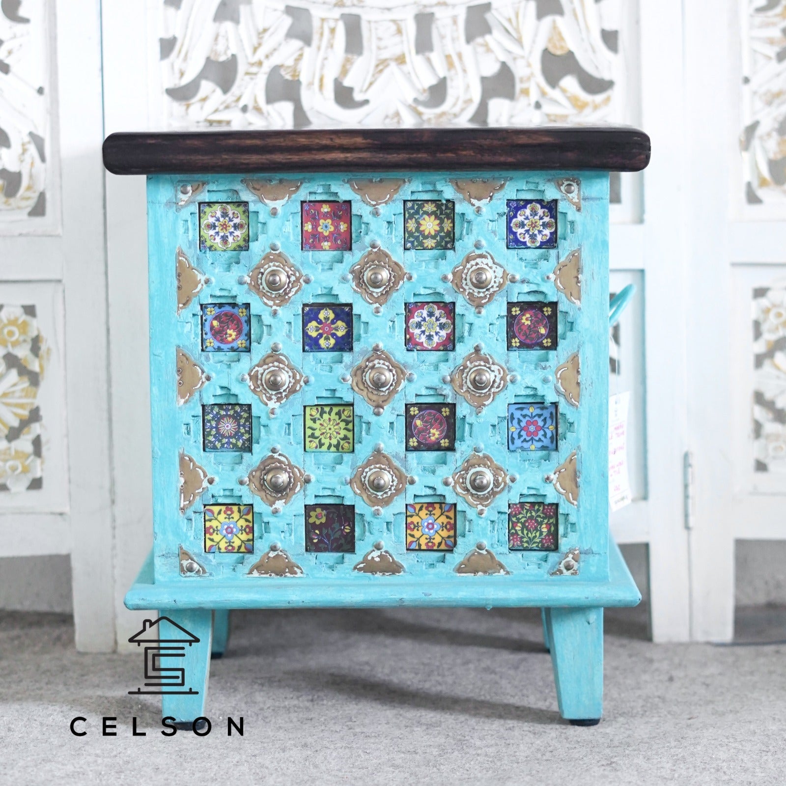 Adele Brass & Tile Trunk