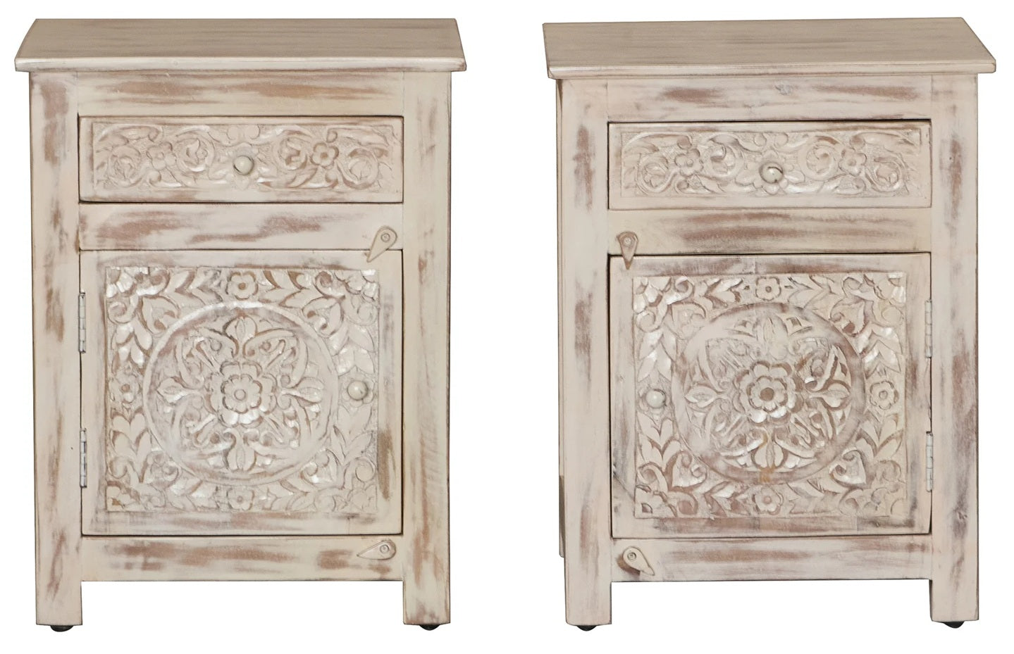 Luca Wooden Bedside Table