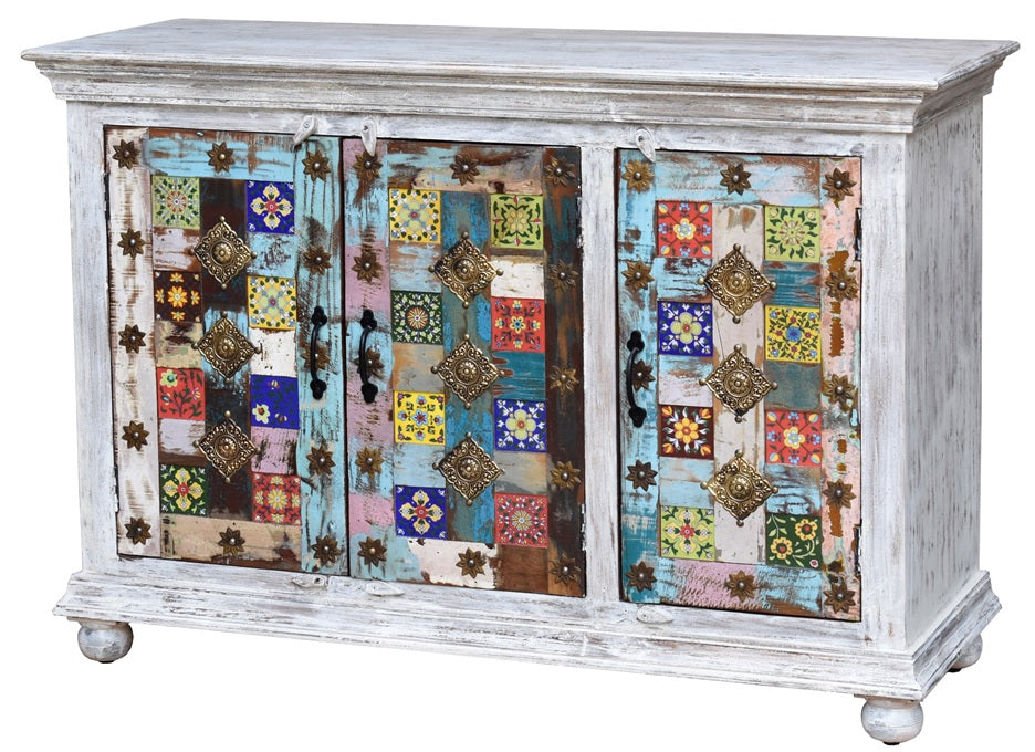 Carol Multi Color Tile SideBoard