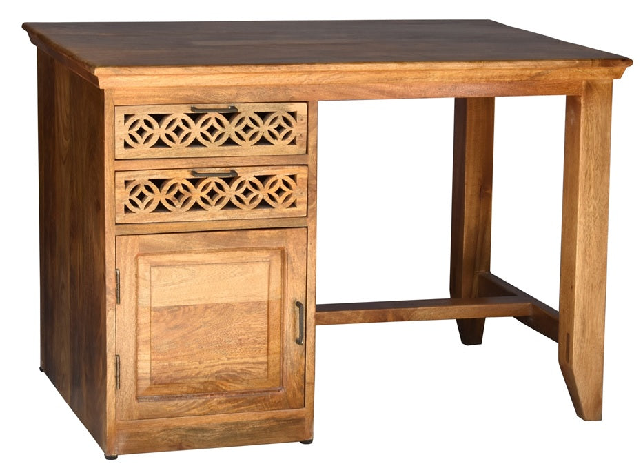 Canute Wooden Hand Carved Work Desk