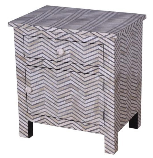 Vanya Bone Inlay Bedside