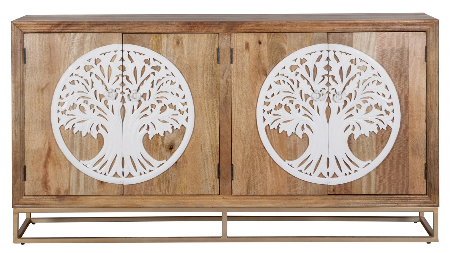 Laura Hand Card Wooden Sideboard
