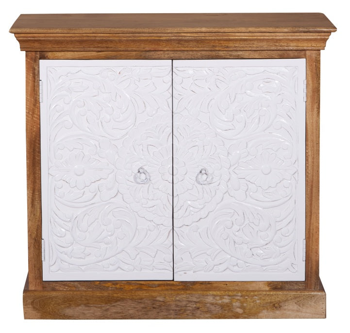 Dakota Carved Wooden Cabinet