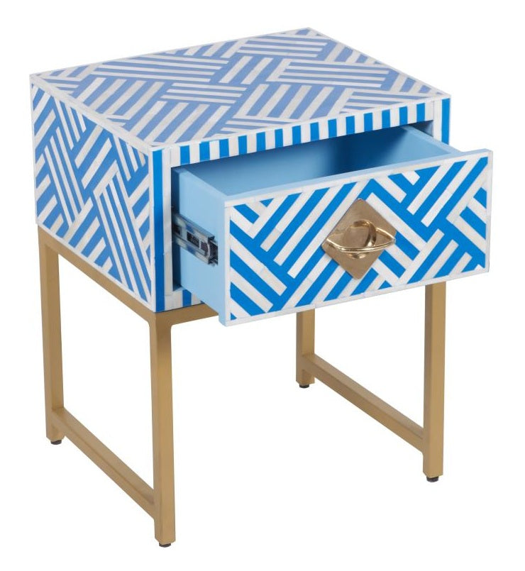 Grace Bone Inlay Bedside