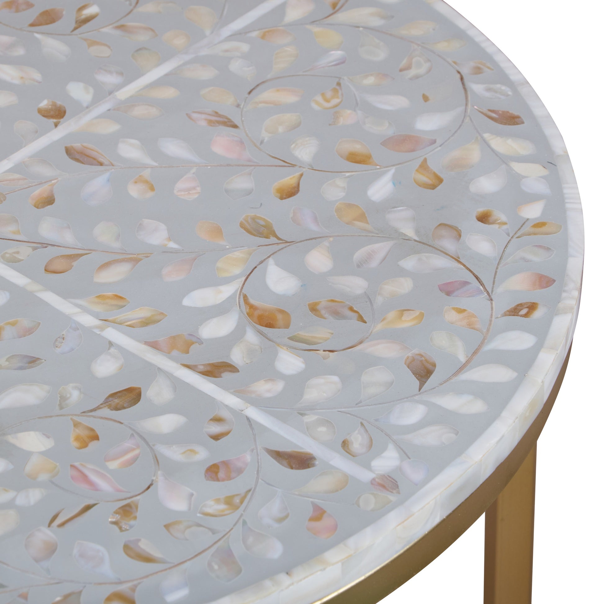 Emma Mother of Pearl Inlay Nesting Table