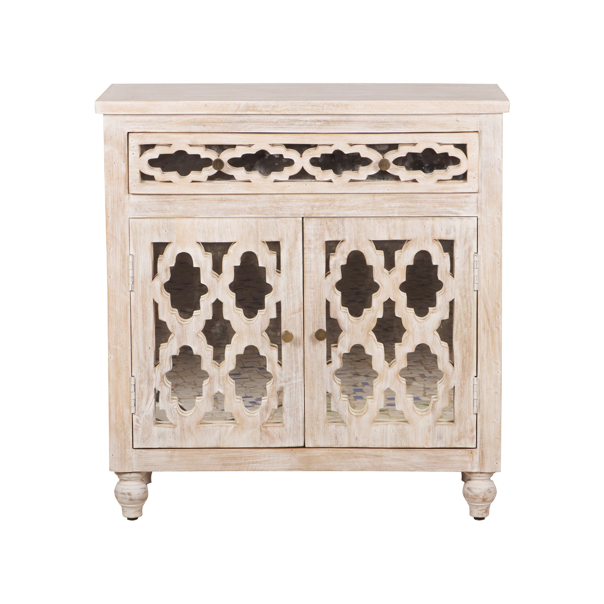 Azami Hand Carved Wooden Chest