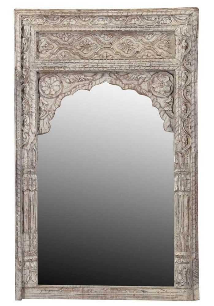 Mohan Hand Carved Wooden Mirror