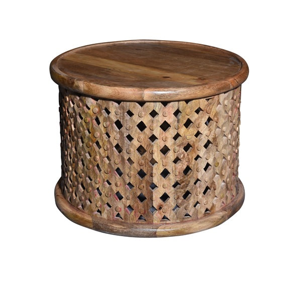 Elora Wooden Carved Coffee Table