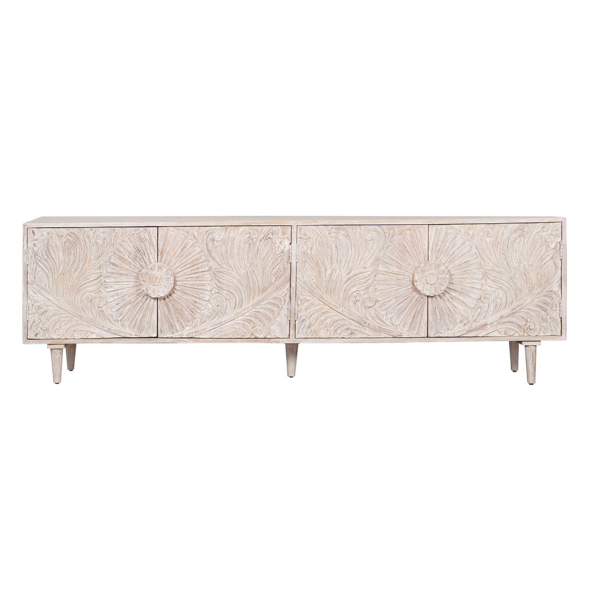 Mecca Hand Carved TV Cabinet