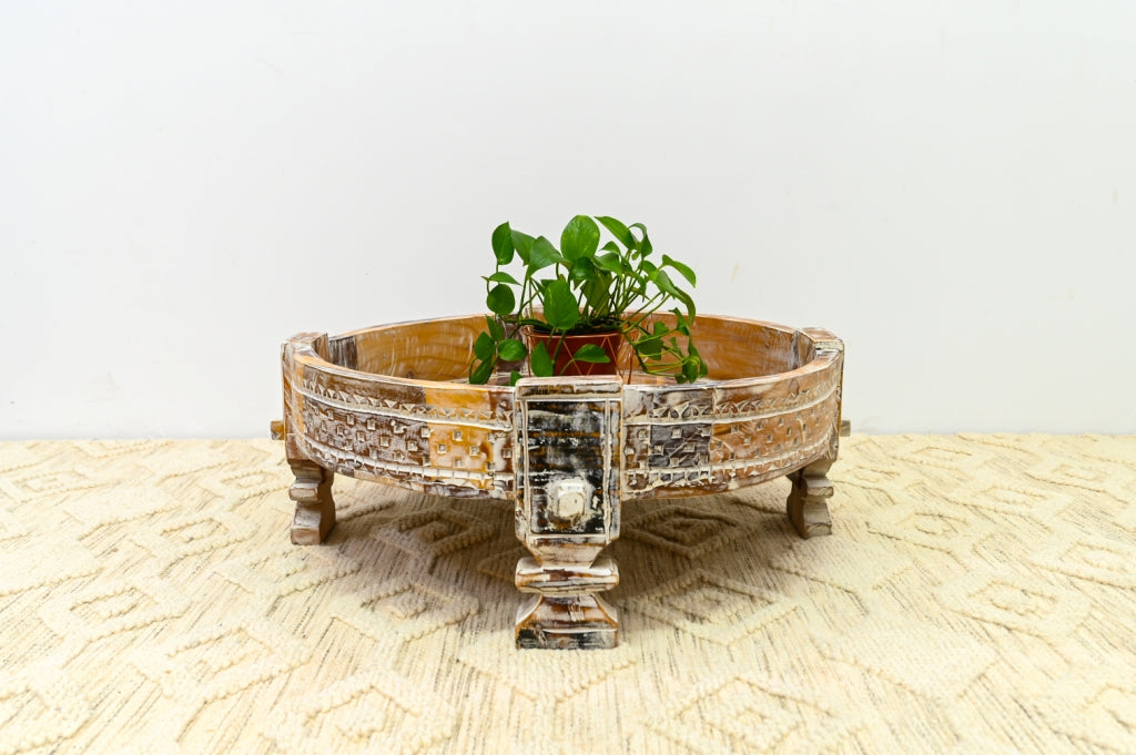 Cabell Carved Chakki Table