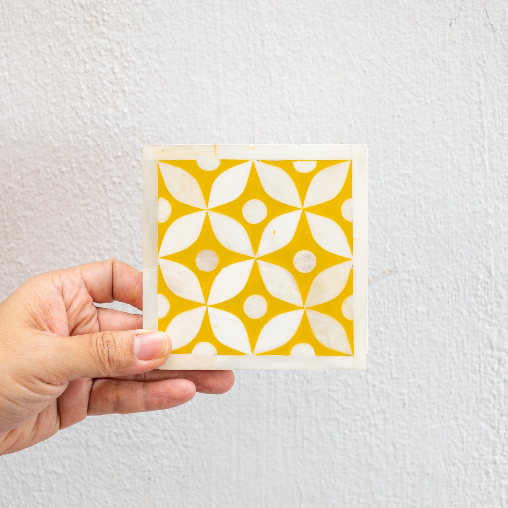 Andrew Bone Inlay Coaster