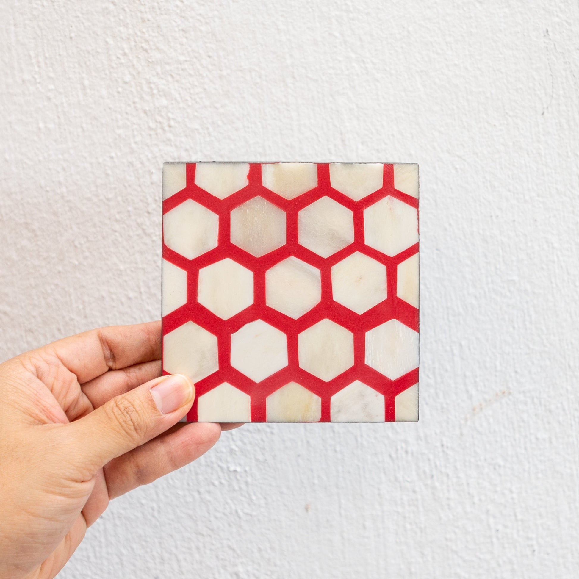 Andrew Bone Inlay Coaster