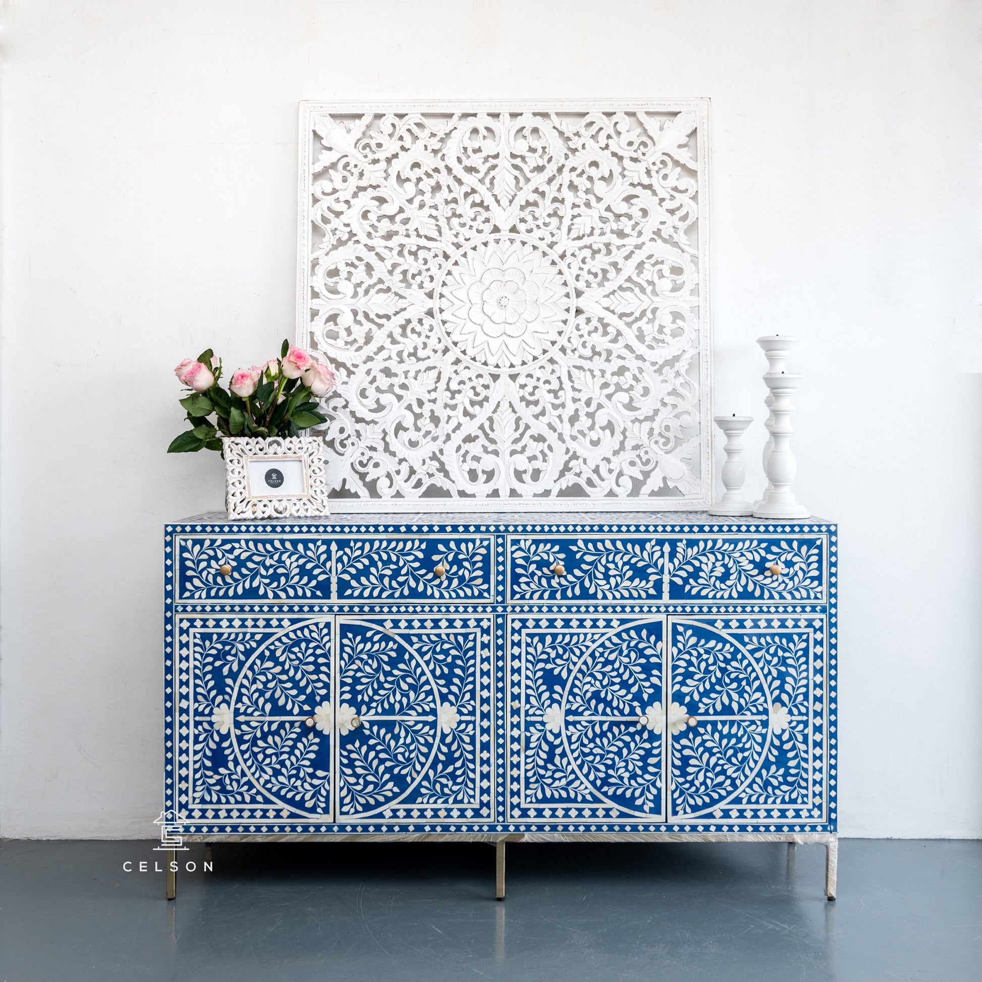 Sofia Bone Inlay Sideboard