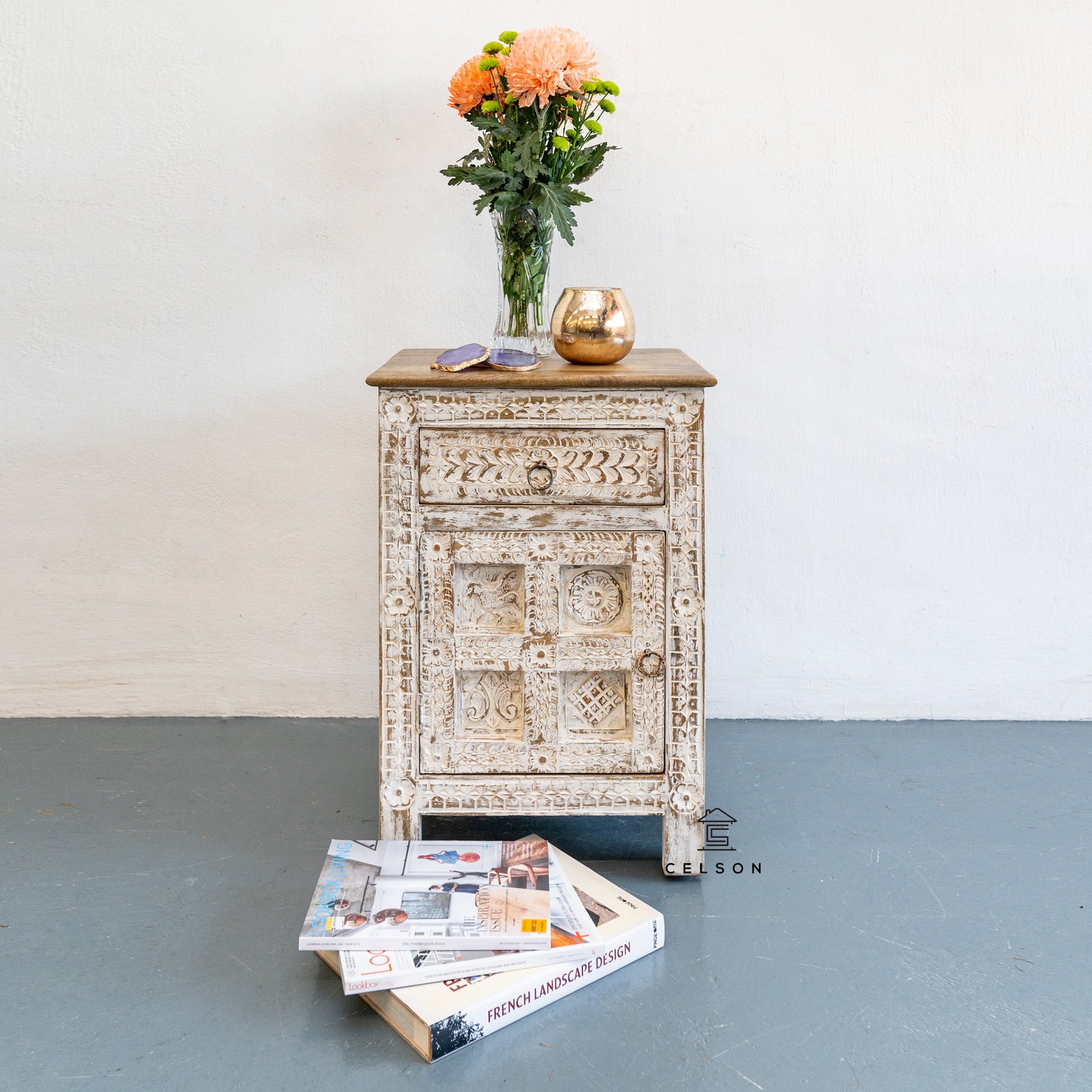 Raima Wooden Bedside