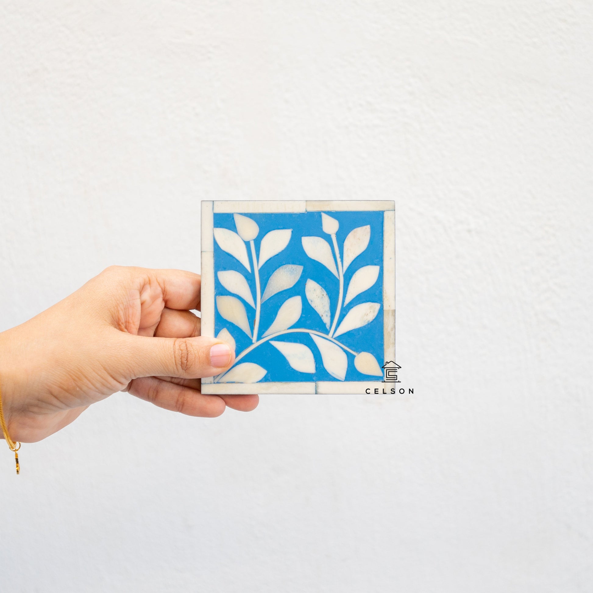 Deena Bone Inlay Coaster