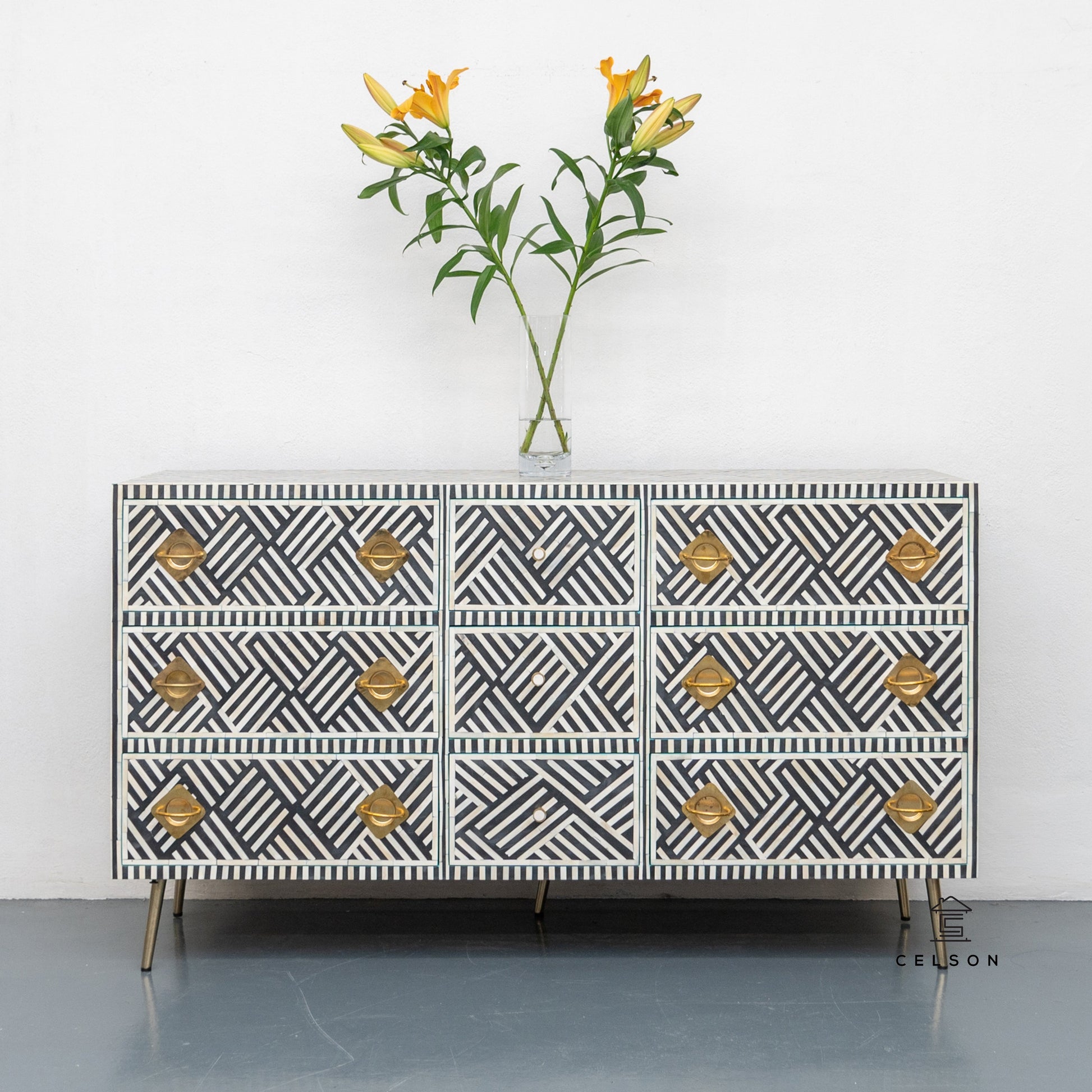 Aiman Bone Inlay Dresser