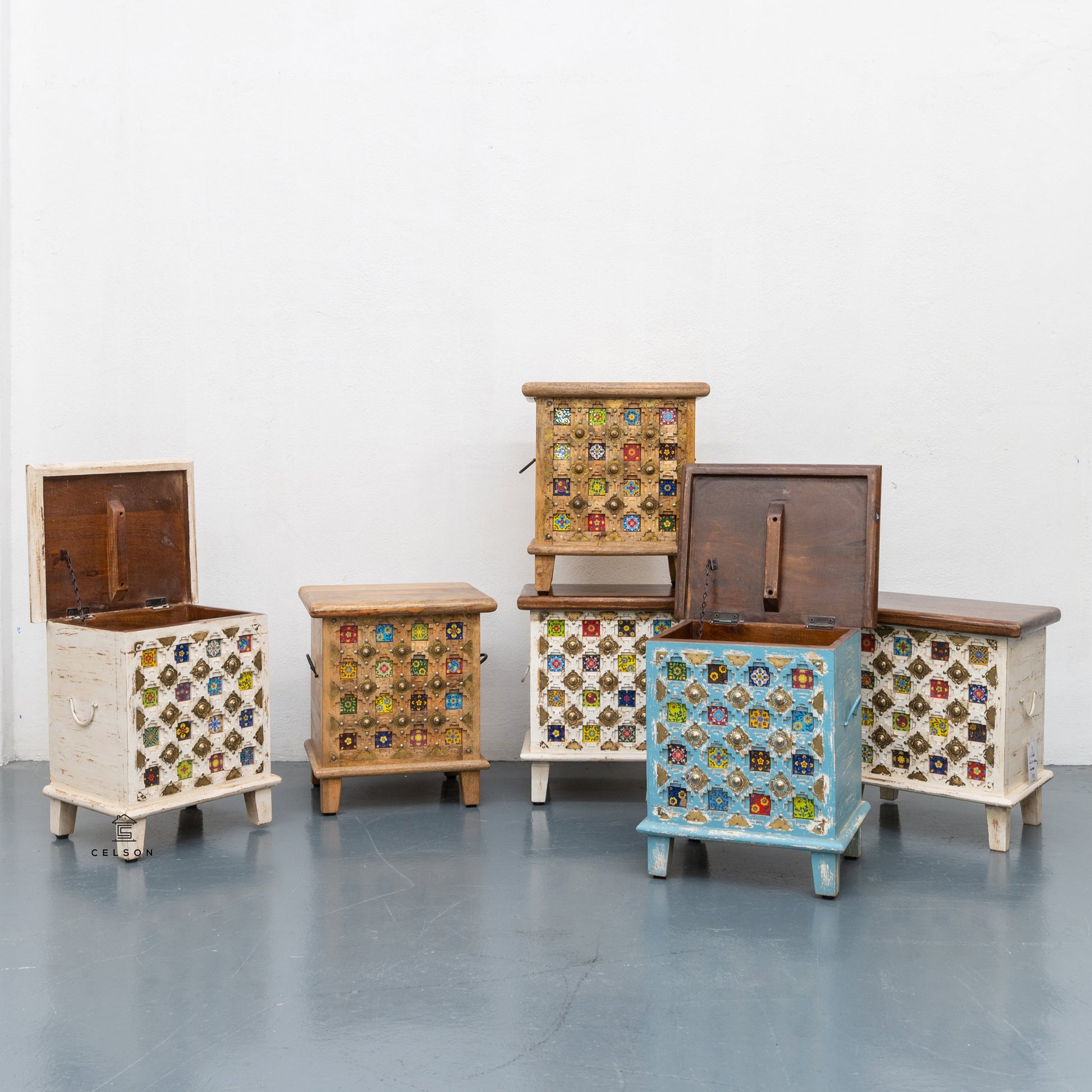 Adele Brass & Tile Trunk