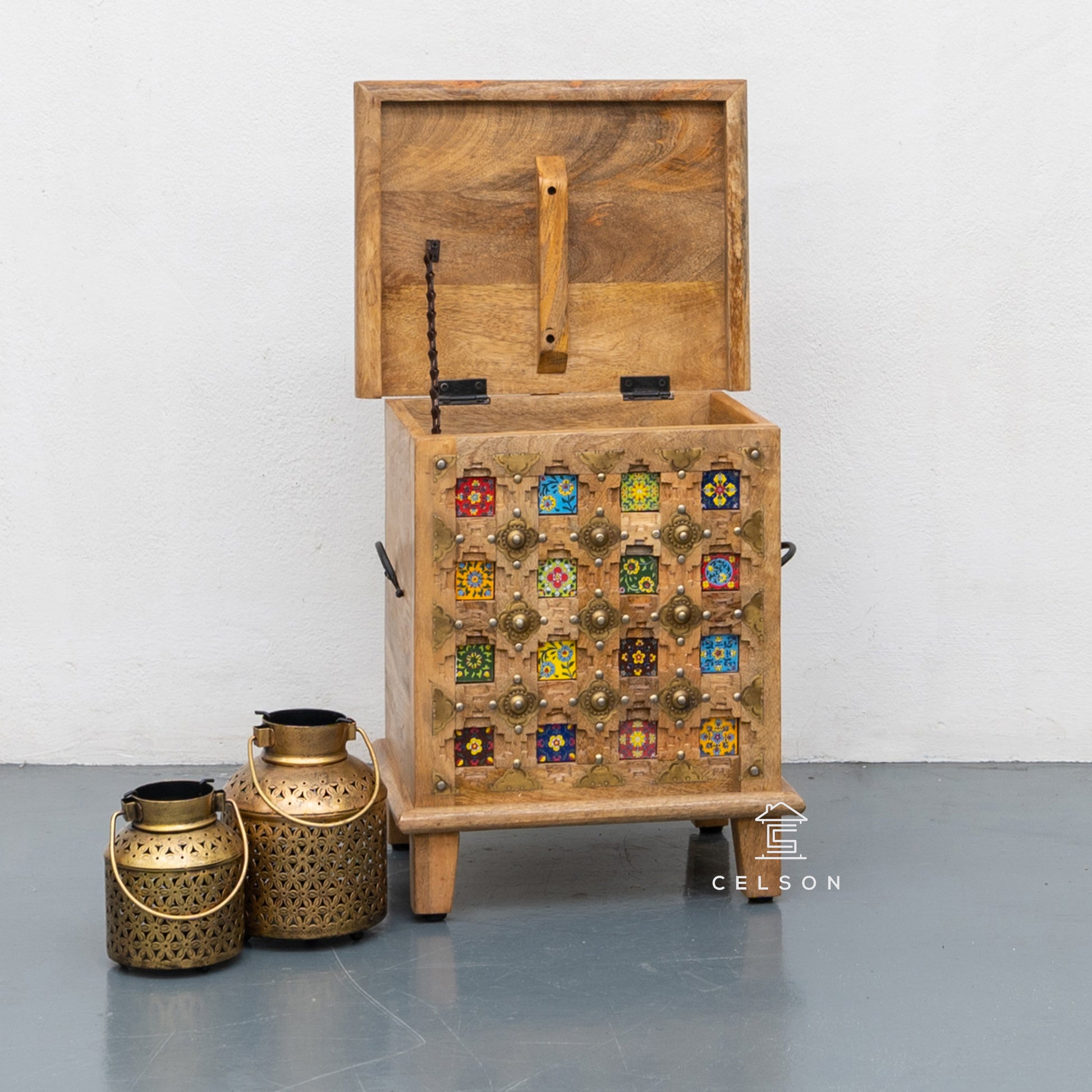 Adele Brass & Tile Trunk