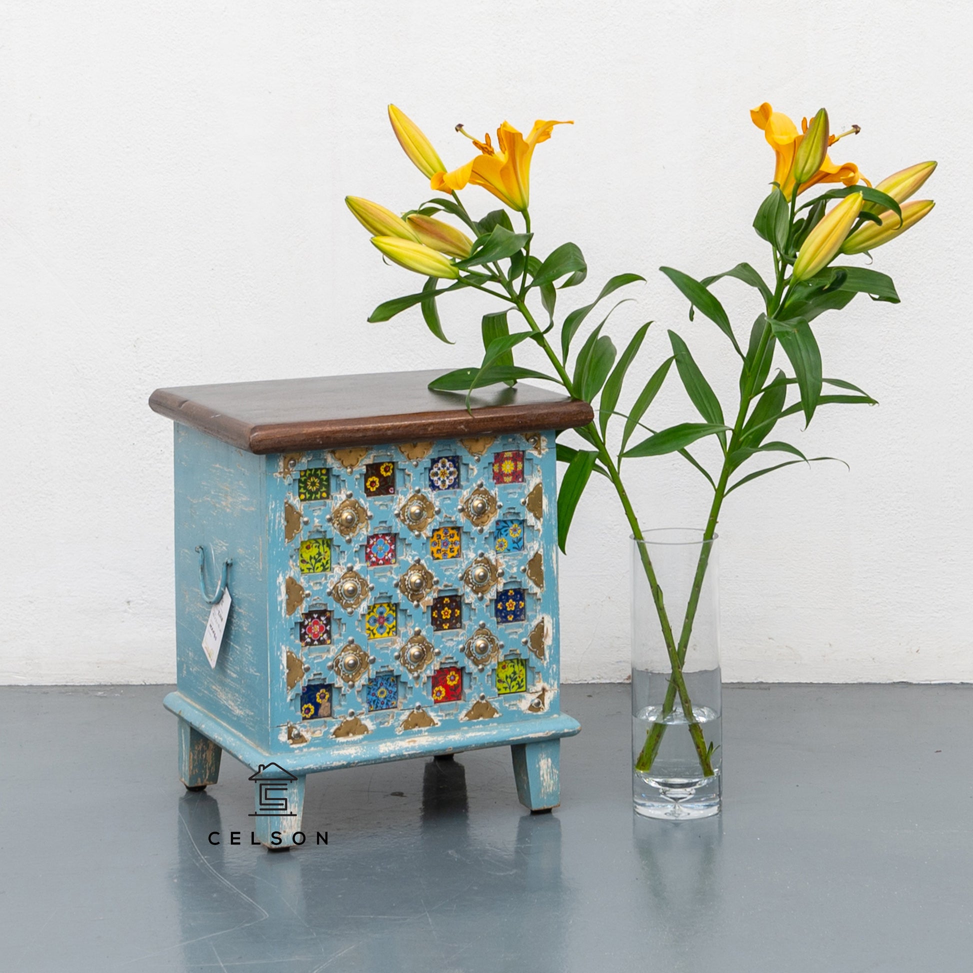 Adele Brass & Tile Trunk