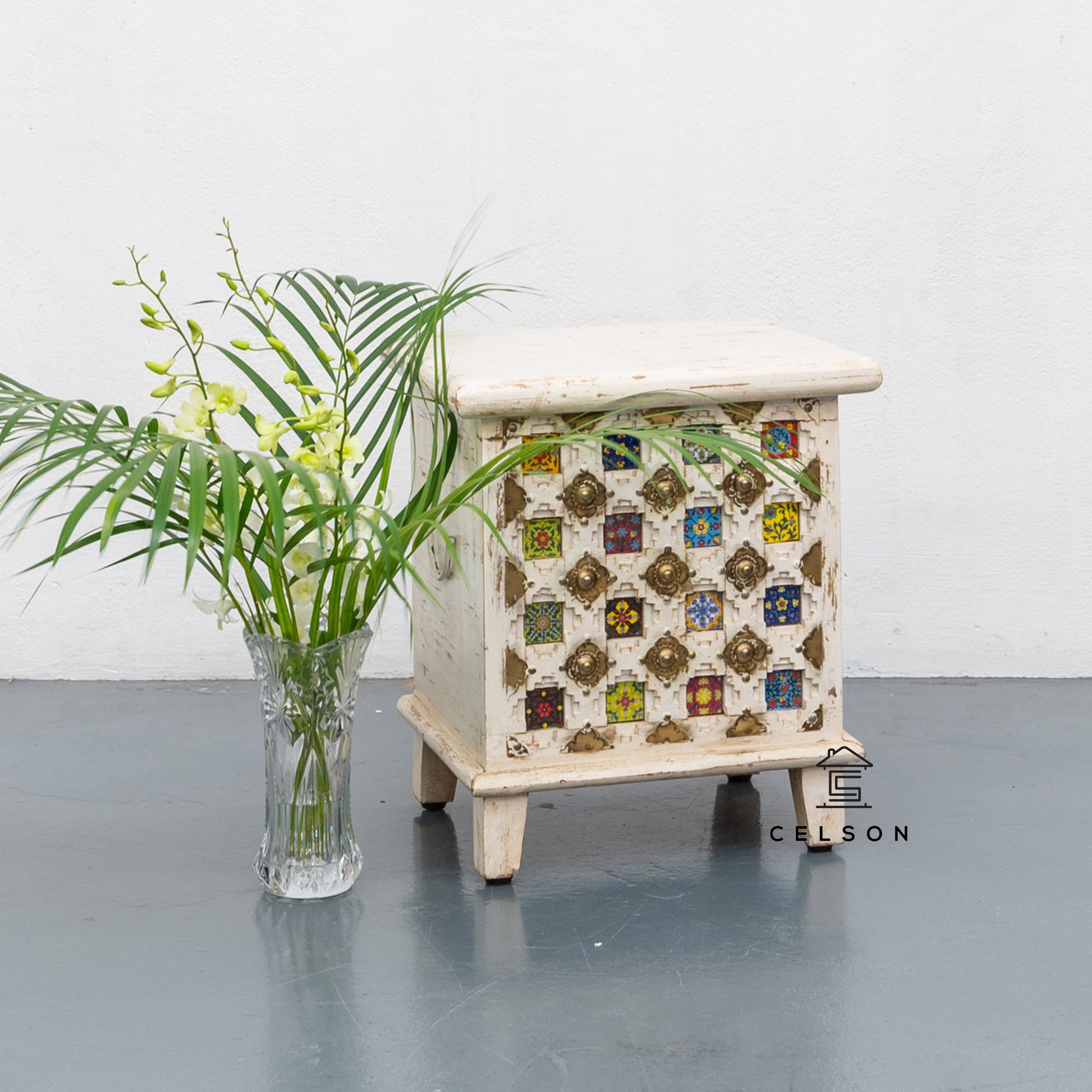 Adele Brass & Tile Trunk