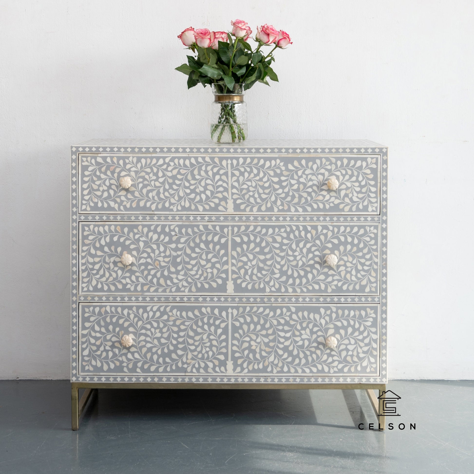 Noni Bone Inlay Chest of Drawer