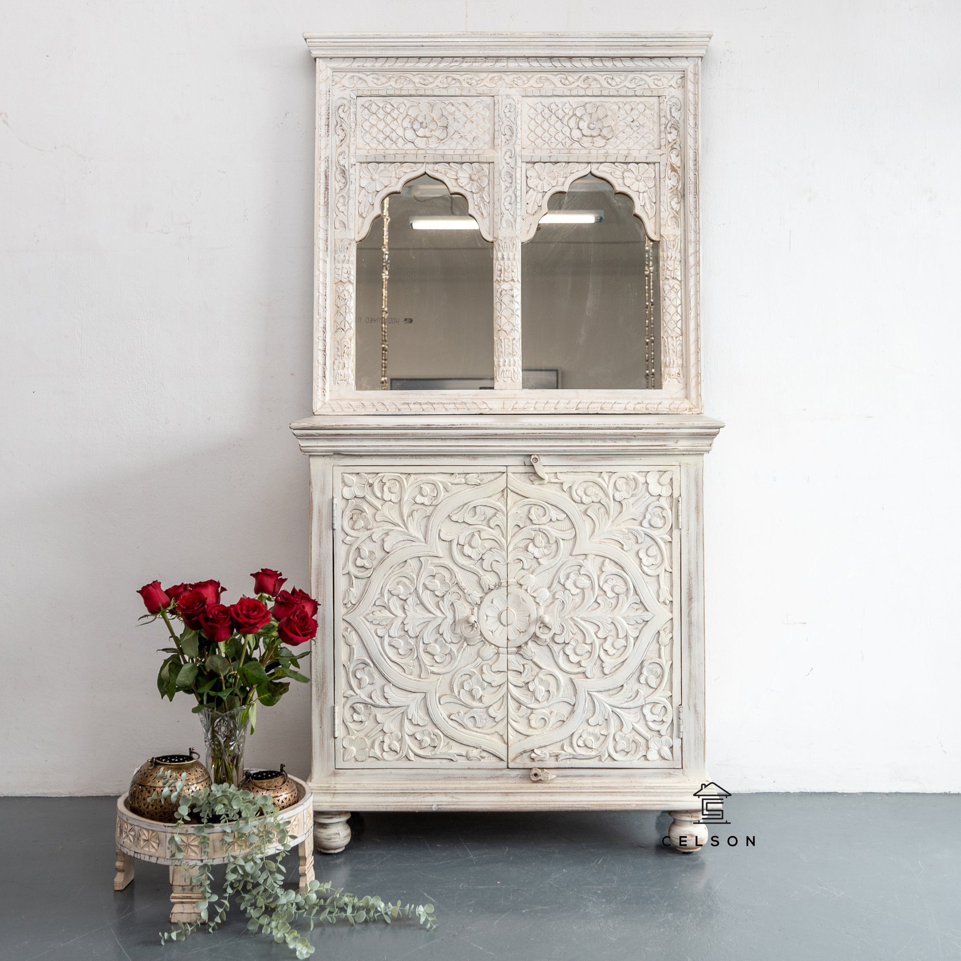 Biba Carved Wooden Cabinet