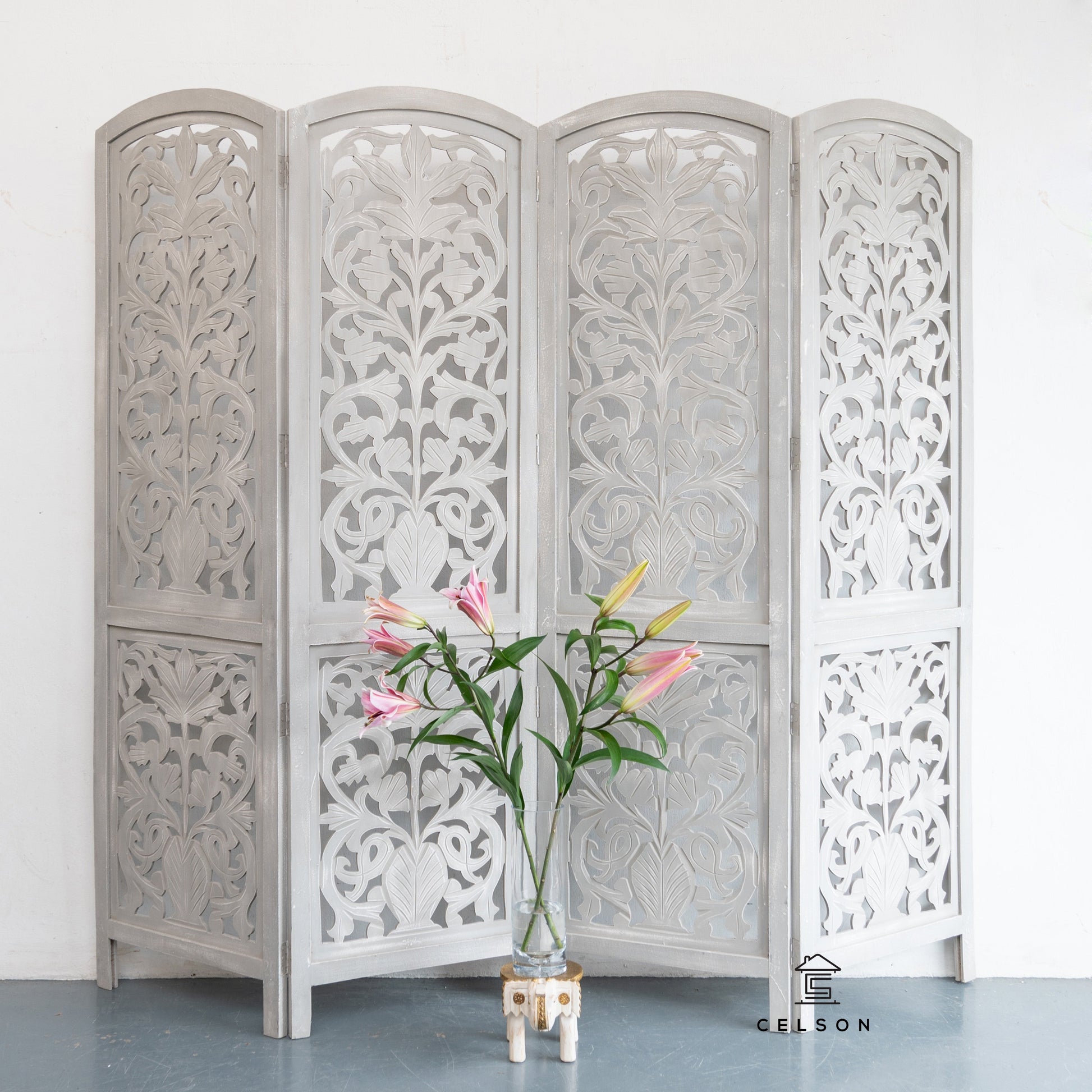 Bob Carved Room Divider