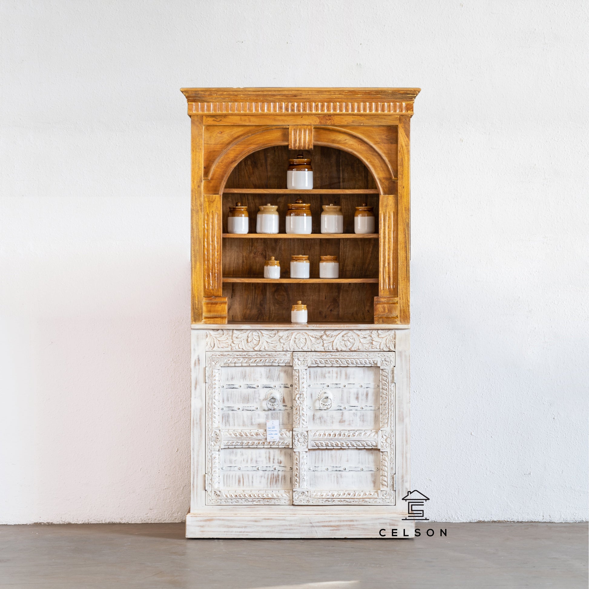 Laxmi Carved Bookshelf