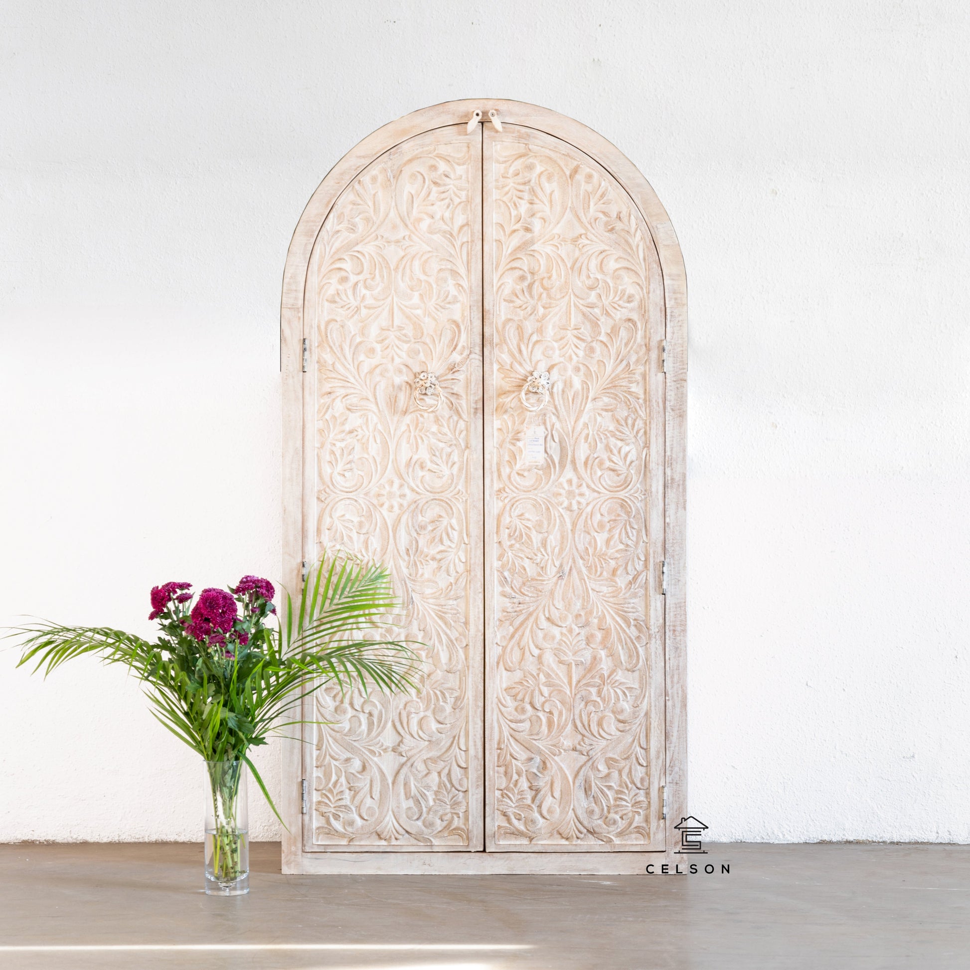 Paula Hand Carved Almirah