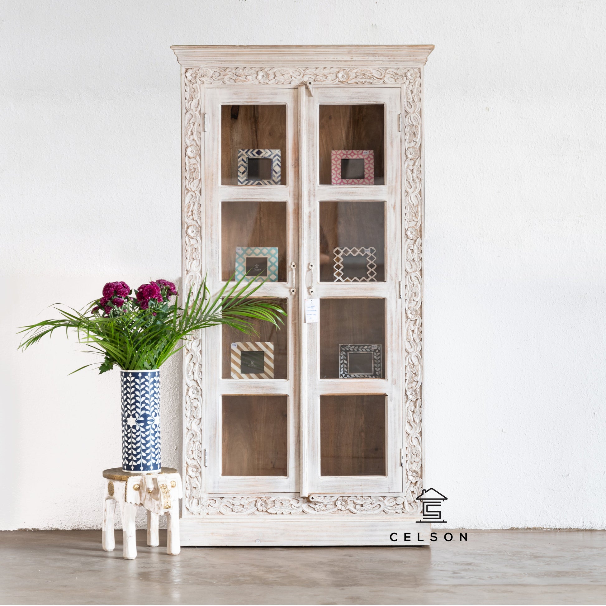 Corlett Carved Bookcase