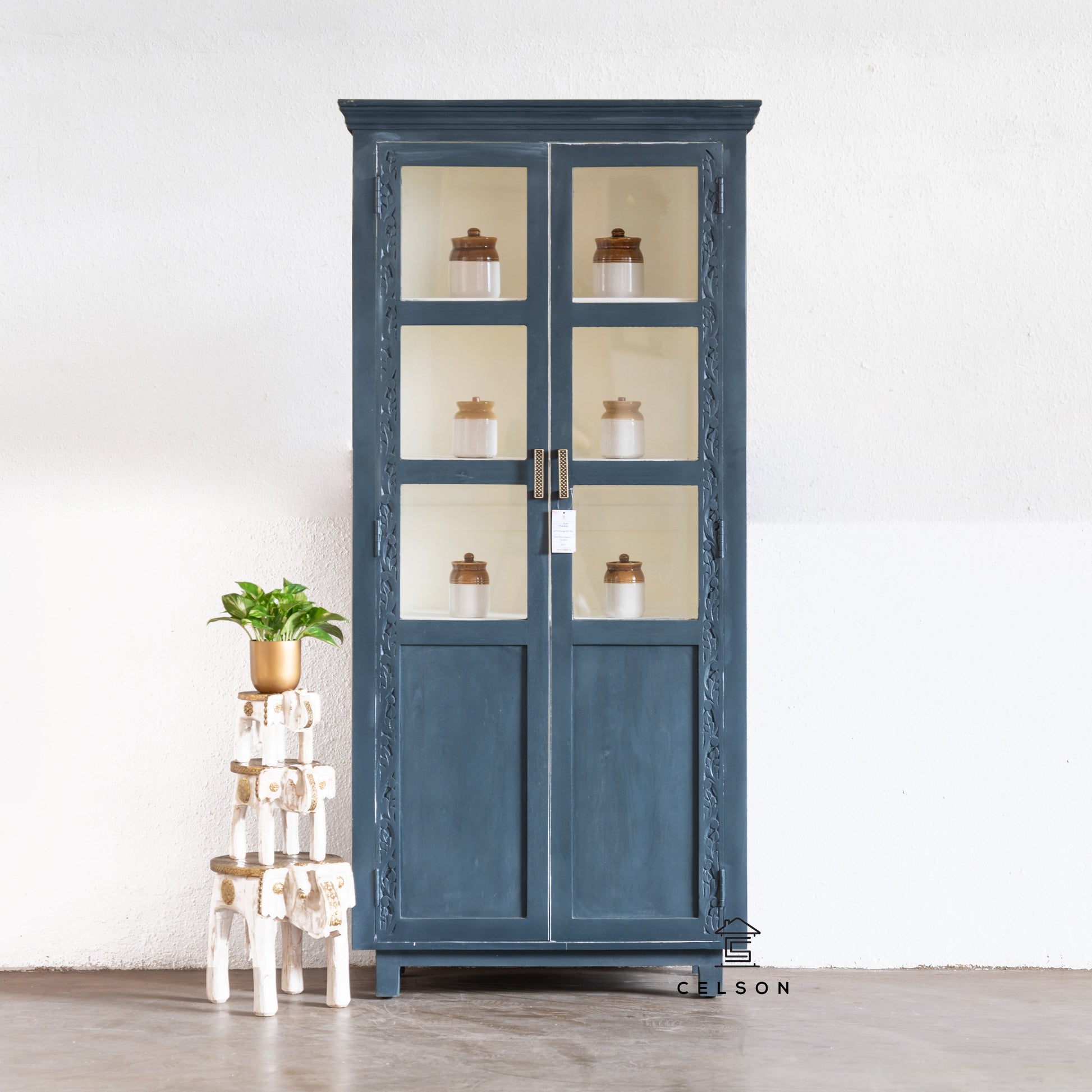 Alan Carved Bookcase