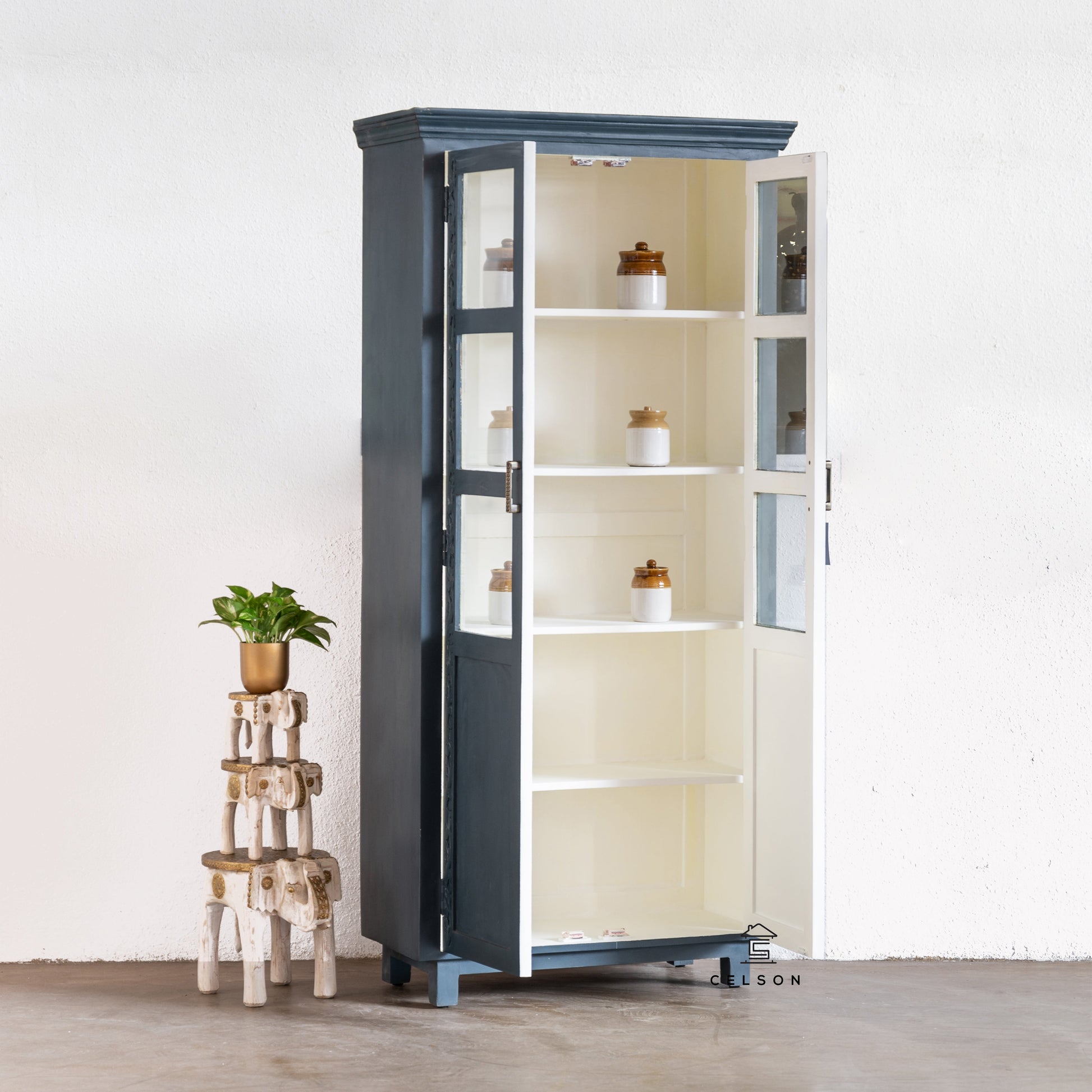 Alan Carved Bookcase