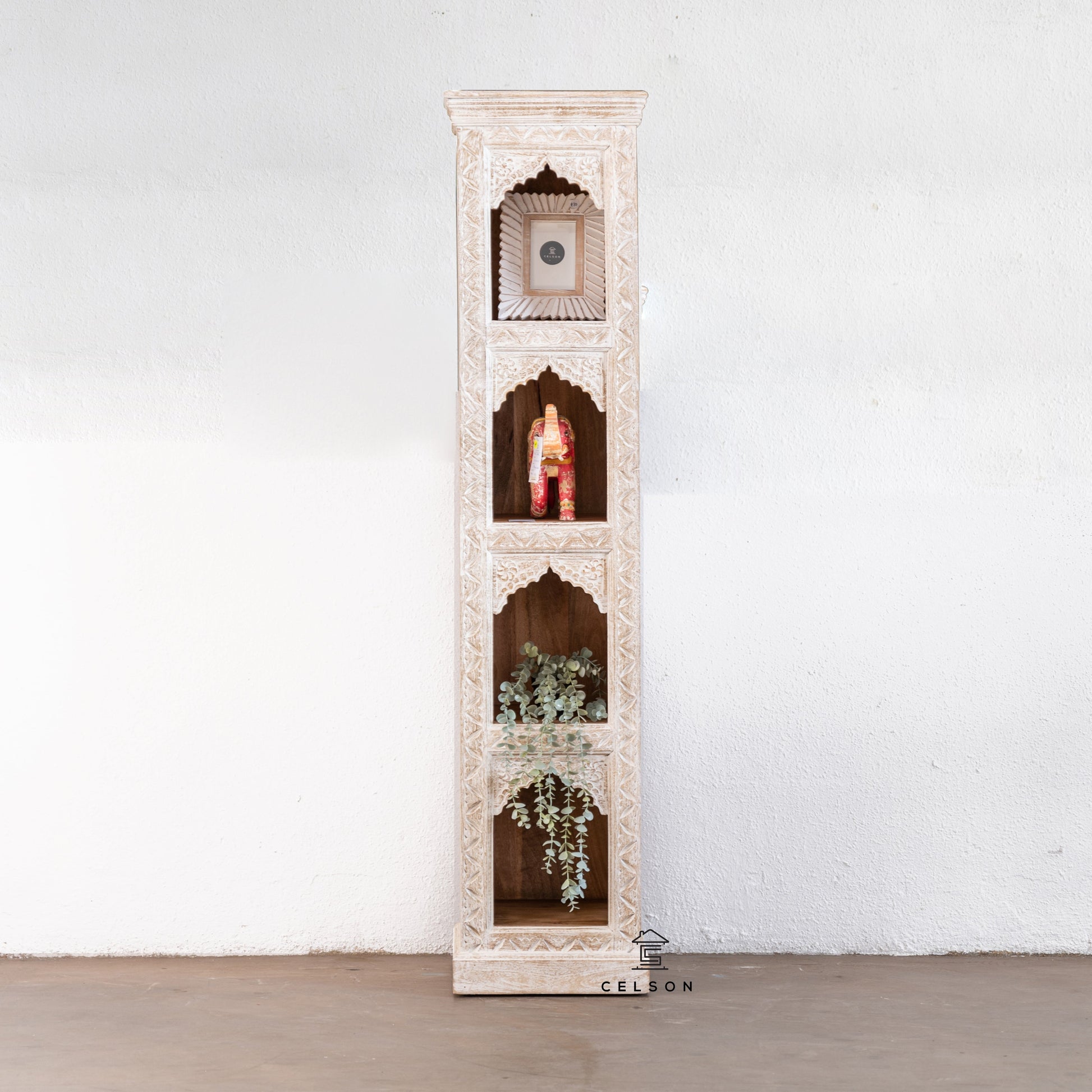 Dev Carved Bookshelf