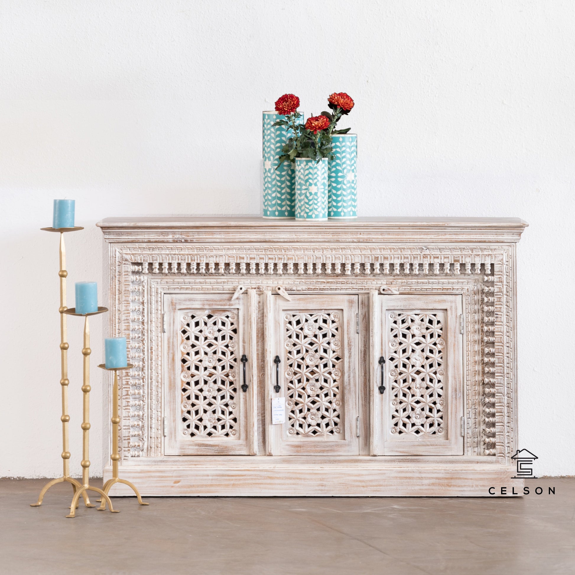 Amora Solid Indian Wooden Sideboard