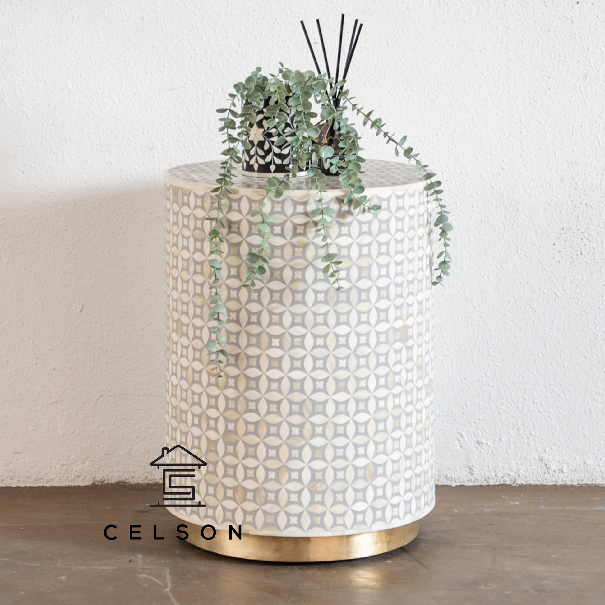 Ted Bone Inlay Stool