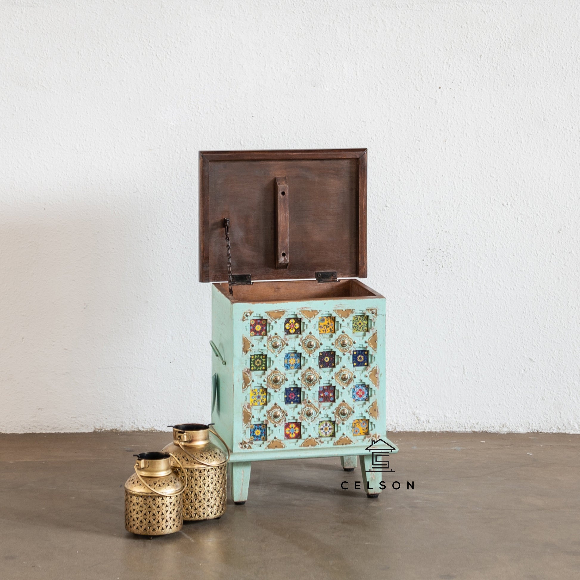 Adele Brass & Tile Trunk