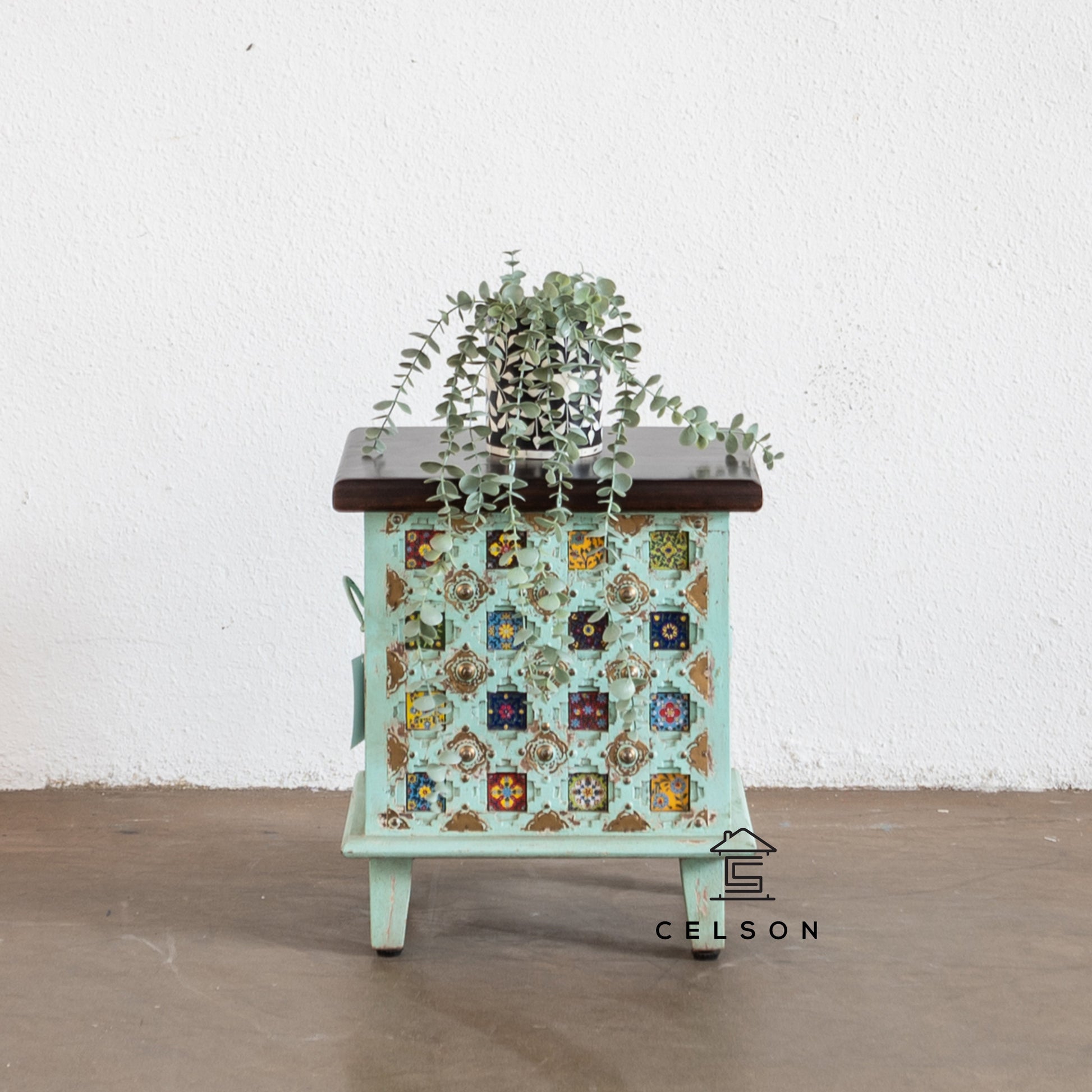 Adele Brass & Tile Trunk