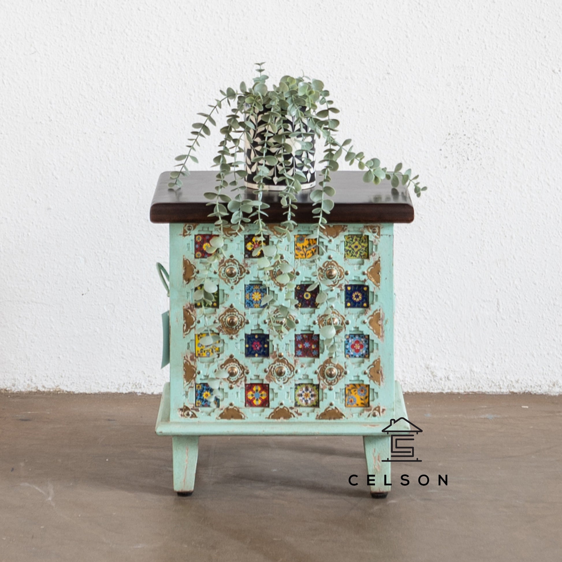 Adele Brass & Tile Trunk