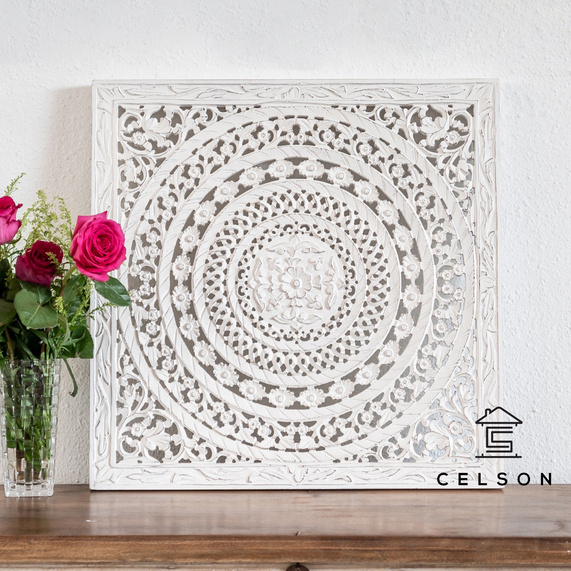 Liza Carved Wall Panel