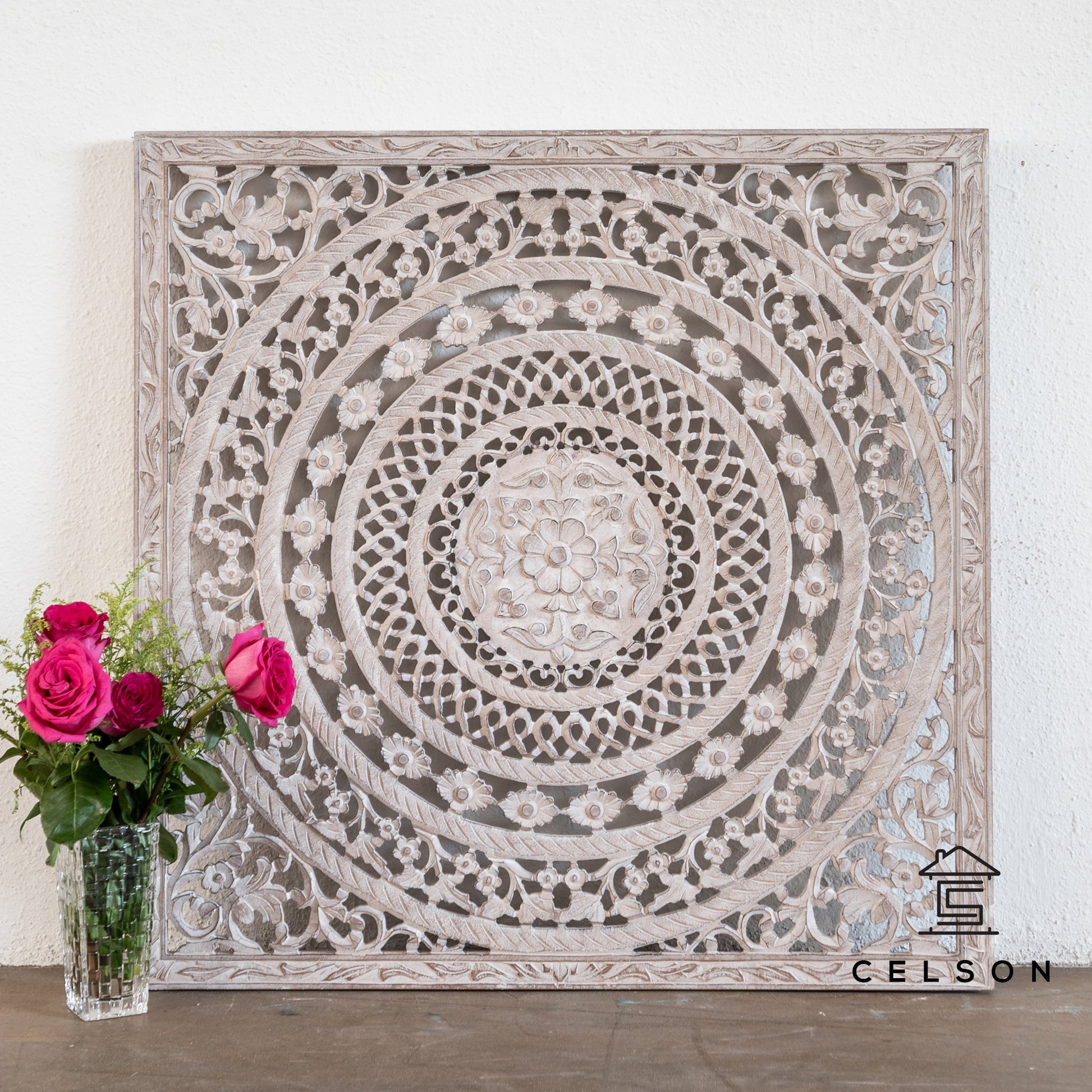 Liza Carved Wall Panel 90cm
