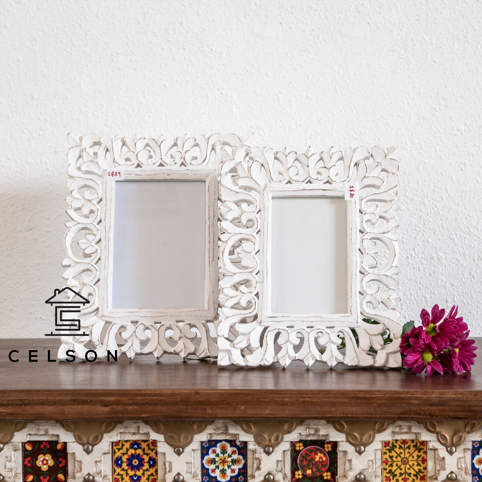 Howard Hand Carved Photo Frame