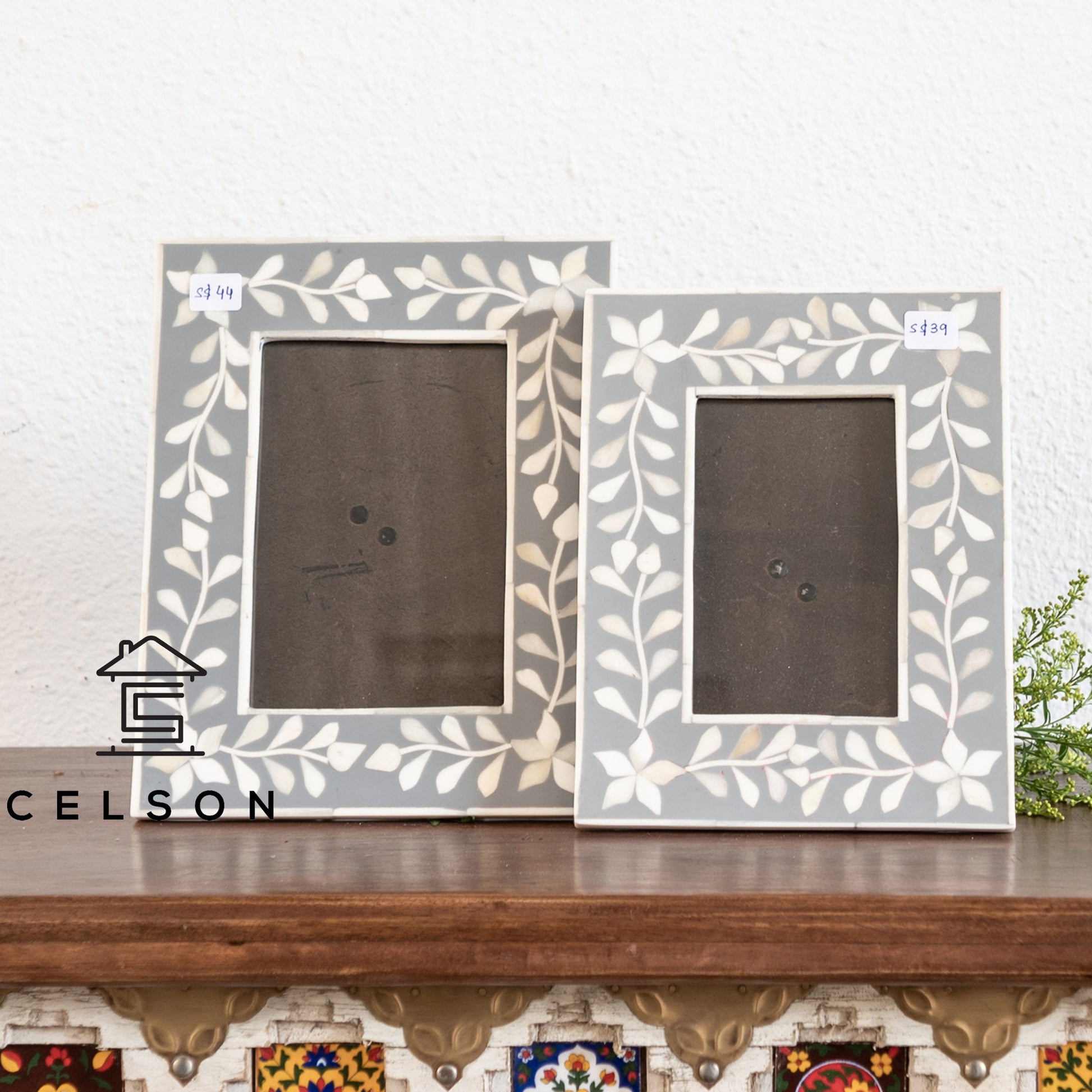 Penne Bone Inlay Photo Frame