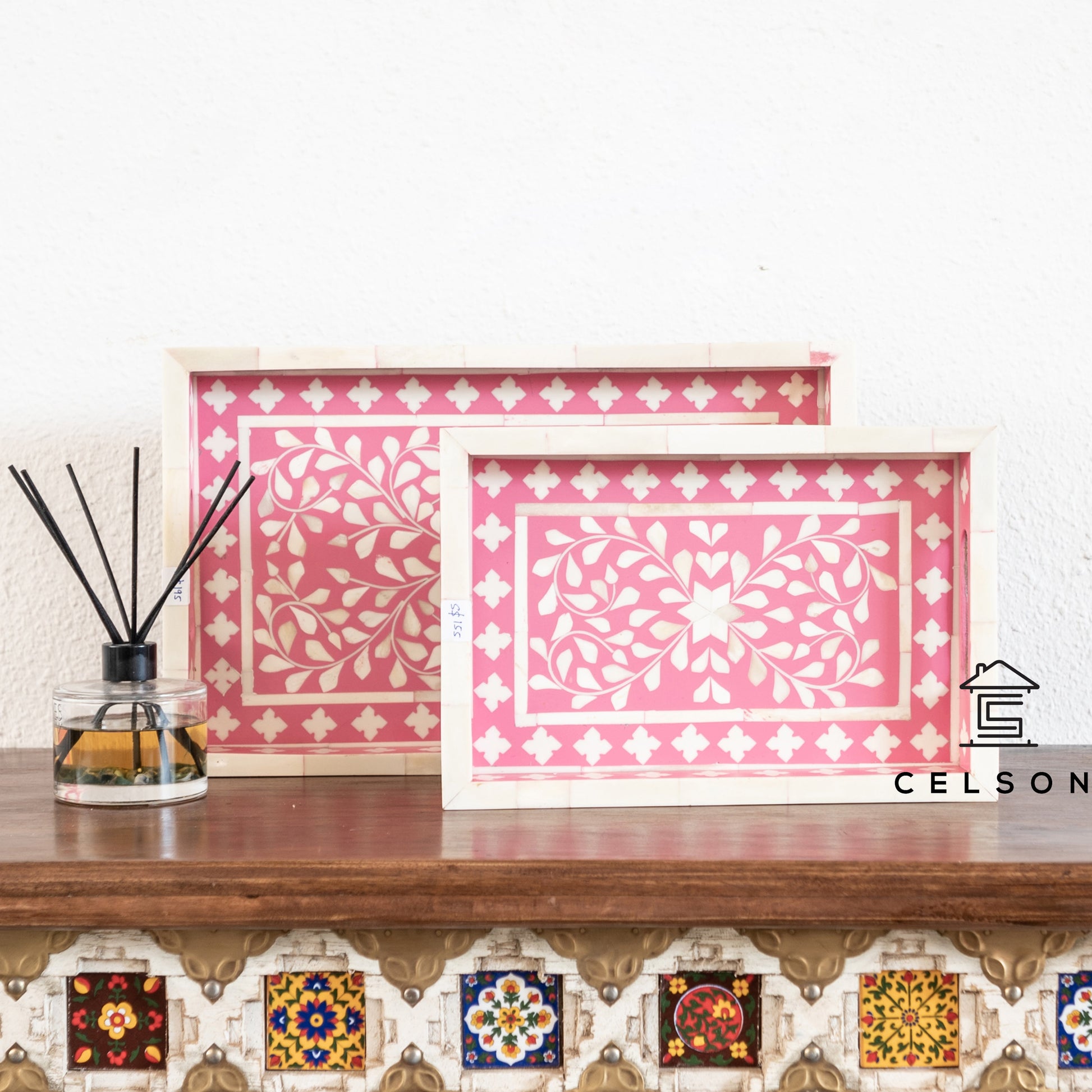 Aliza Bone Inlay Tray