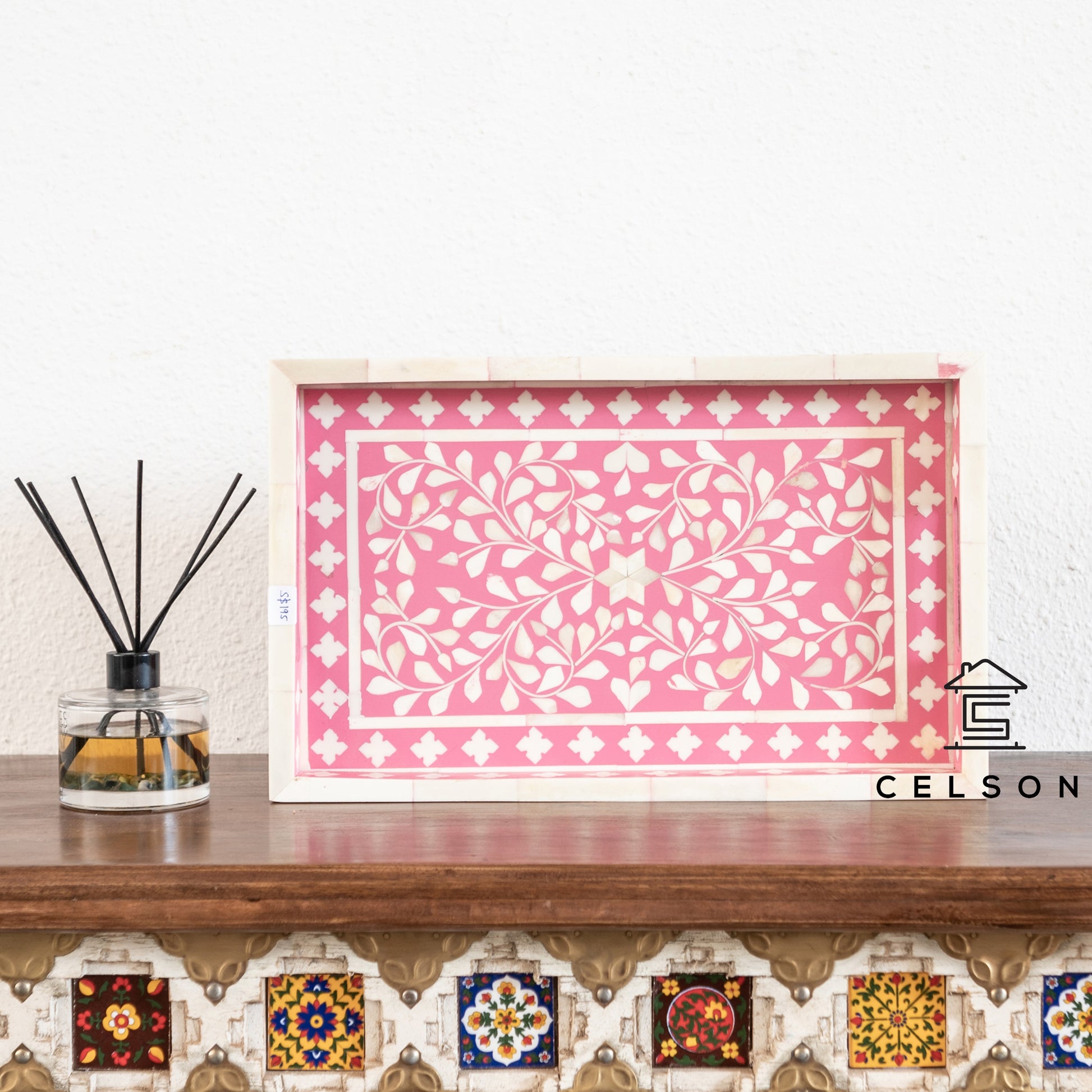 Aliza Bone Inlay Tray