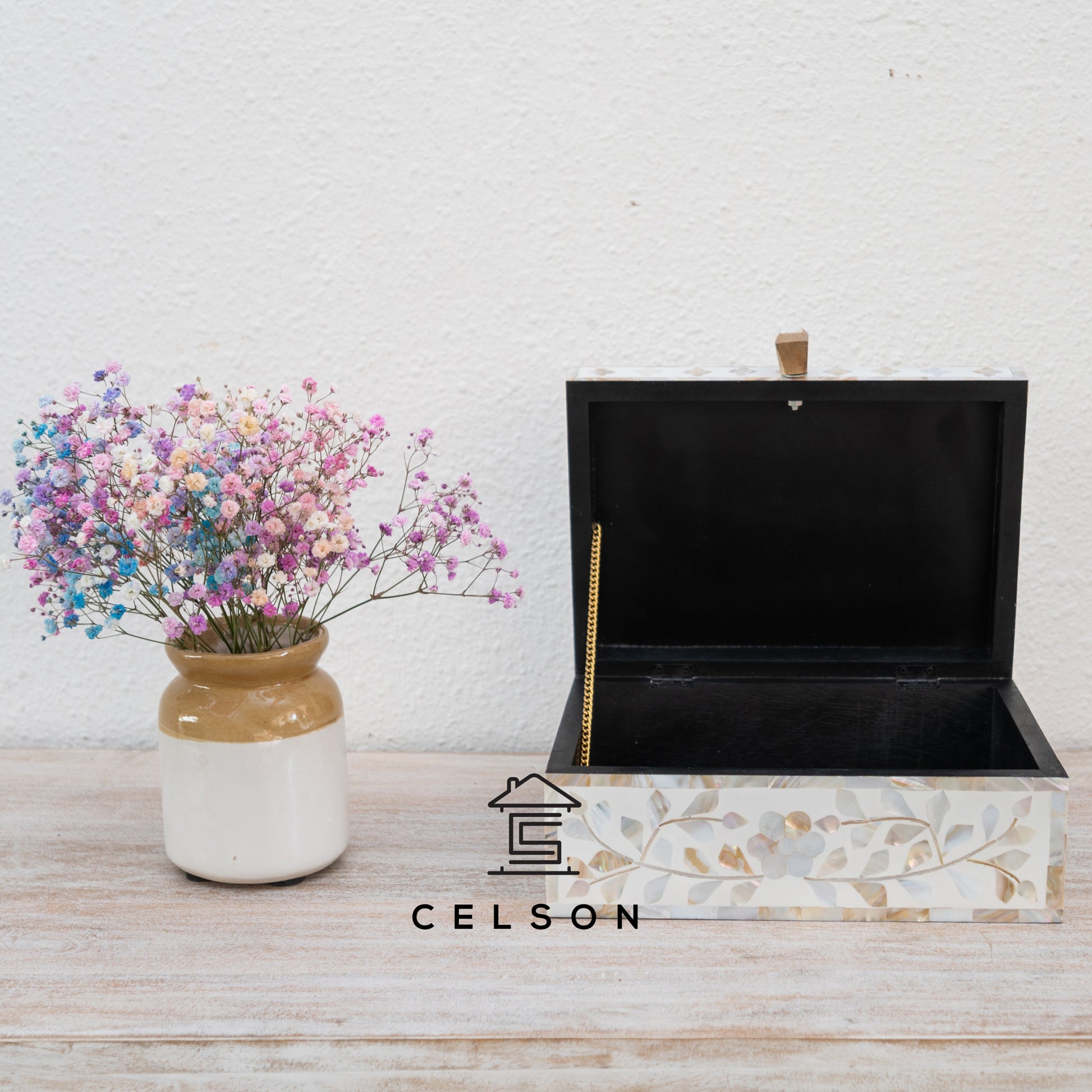 Jaren Mother of Pearl Inlay Box
