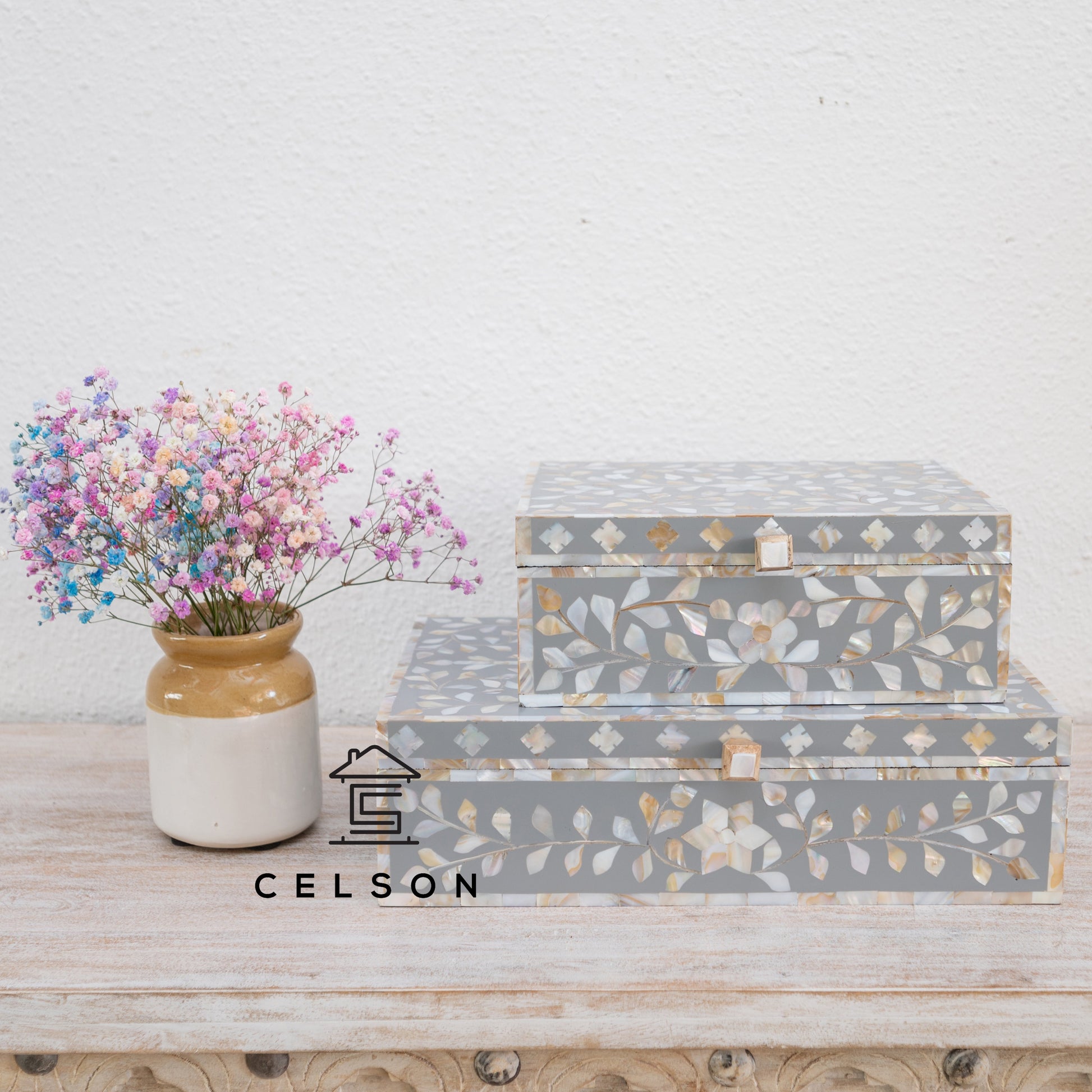 Jai Mother of Pearl Inlay Box