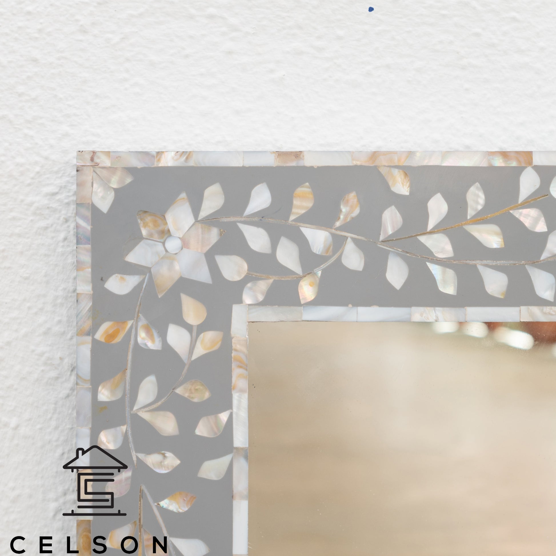 Ramona Mother of Pearl Inlay Mirror