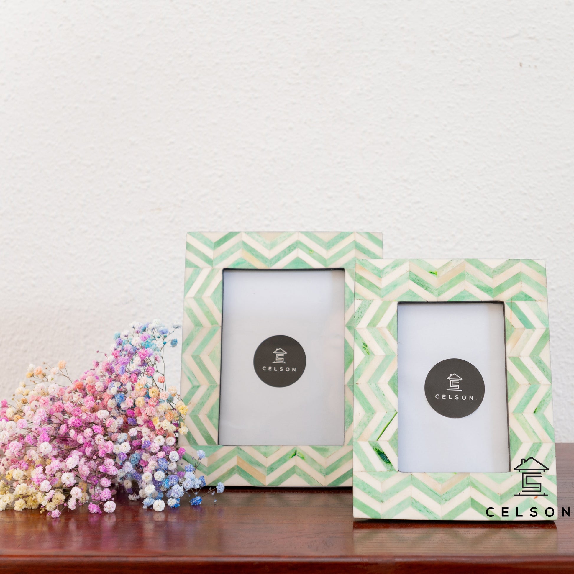 Freya Bone Inlay Photo Frame